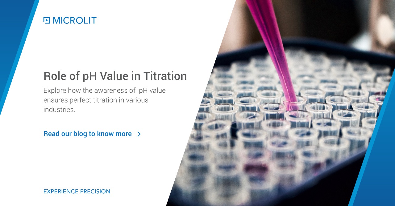 Role of pH value in titration