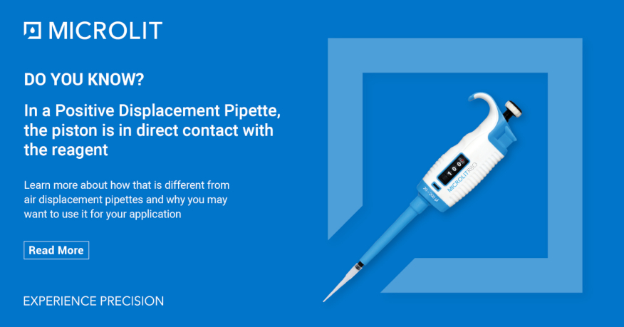 Difference between air displacement and positive displacement pipettes